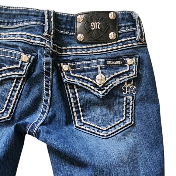 Miss Me Women's Blue Jeans - Picture 3 of 4
